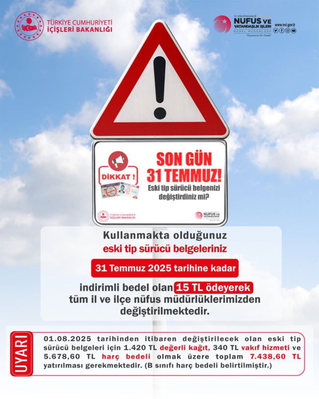 Eski Tip Sürücü Belgesi Değişiminde Son 3 Gün: Ehliyetiniz İptal Olabilir! Binlerce TL Ödememek İçin Acele Edin!