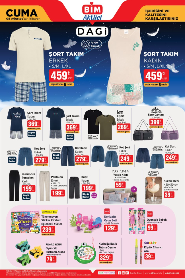 8 Ağustos BİM Aktüel Kataloğu Yayınlandı! QLED TV, Buz Makinesi ve Diğer Ürünlerde Kaçırılmayacak İndirimler Başladı!