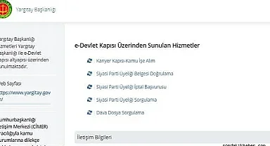 Dikkat! Siyasi Partiye Üyeliğinizi Sorgulayın – E-Devlet Siyasi Parti Üyeliği Sorgulama