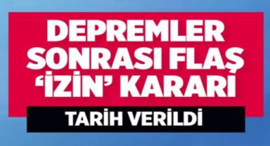 İstanbul’da Kamu Çalışanlarından Bazılarına Deprem Tatili! Kimler İdari İzinli Sayılacak?