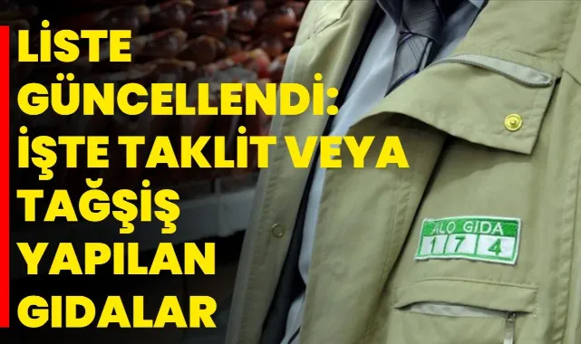 Sahte Gıdalar İfşa Edildi! Taklit ve Tağşiş Ürünlerin Tam Listesi