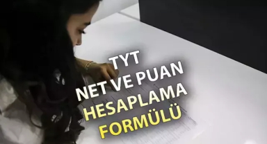 TYT Net ve Puan Hesaplama 2025 Formülü: 4 Yanlış 1 Doğruyu Götürüyor mu?