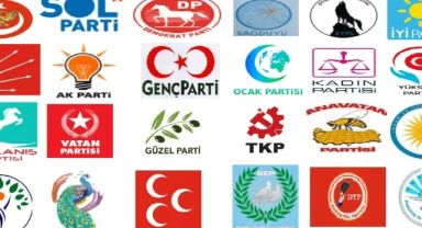 TÜRKİYE'DE FAALİYETTE OLAN SİYASİ PARTİLERİN TAM LİSTESİ YAYINLANDI