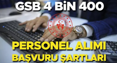 GSB 4 Bin 400 Personel Alımı 2025: Kadro Dağılımı ve Başvuru Şartları
